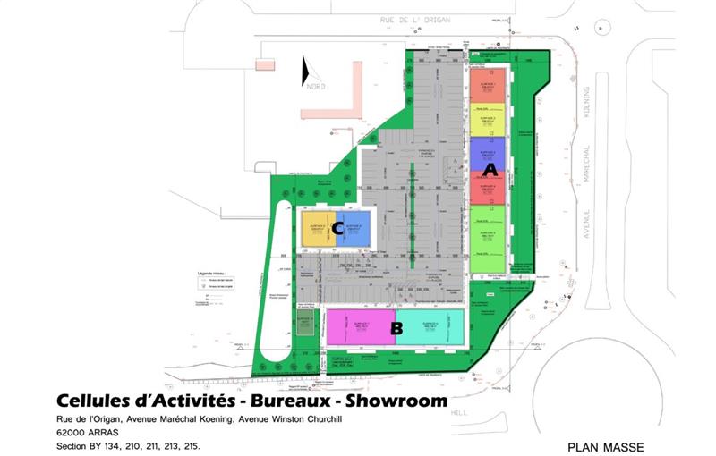 Location de bureau de 465 m² à Arras - 62000 plan - 1