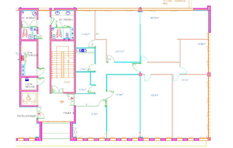 Location de bureau de 320 m² à Arras - 62000 plan - 1