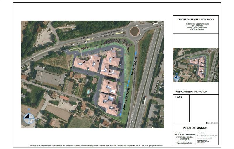 Location de bureau de 250 m² à Aubagne - 13400 plan - 1