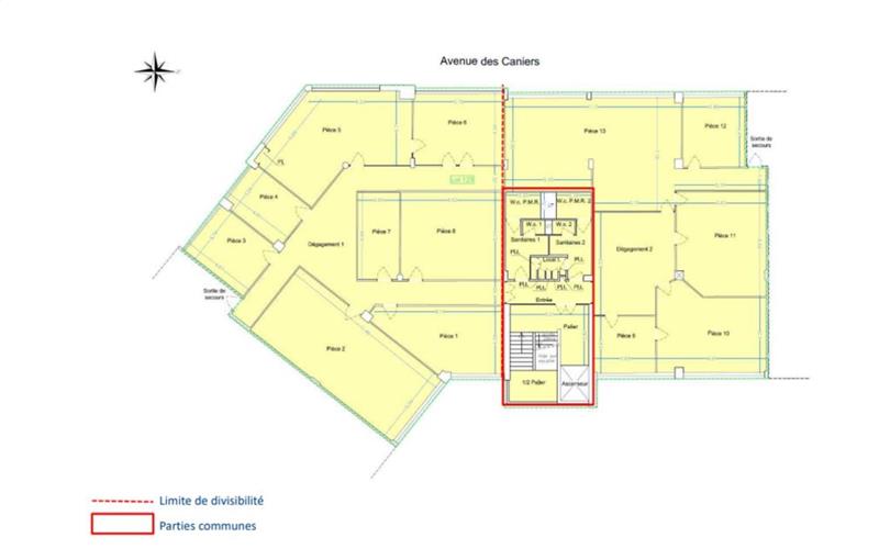 Location de bureau de 600 m² à Aubagne - 13400 plan - 1