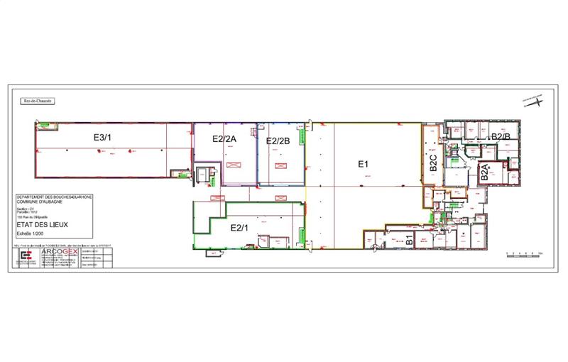 Location de bureau de 360 m² à Aubagne - 13400 plan - 1