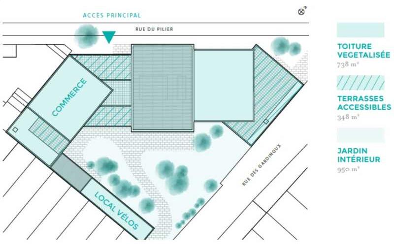 Location de bureau de 8 321 m² à Aubervilliers - 93300 plan - 1