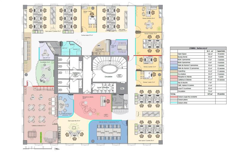 Location de bureau de 1 114 m² à Biot - 06410 plan - 1