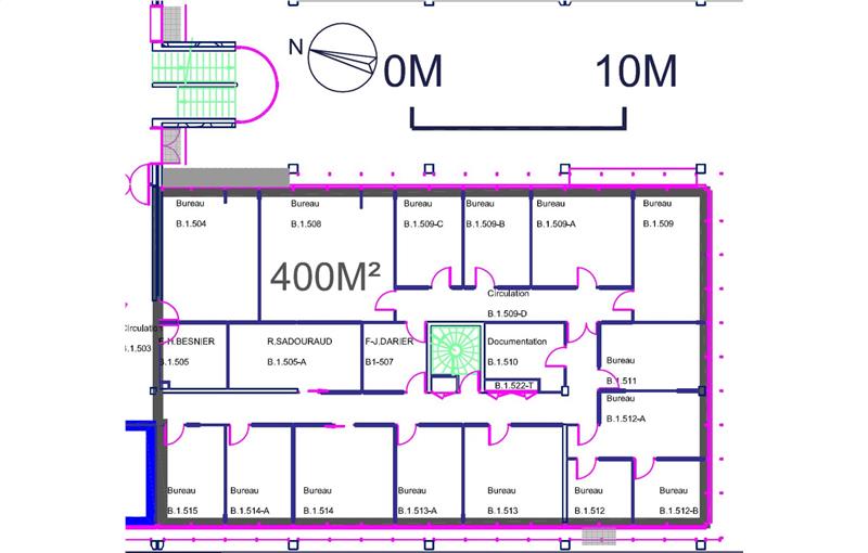 Location de bureau de 1 289 m² à Biot - 06410 plan - 1