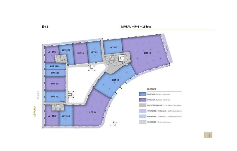 Location de bureau de 4 154 m² à Biot - 06410 plan - 1