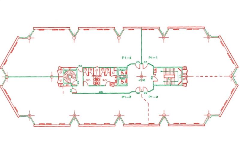 Location de bureau de 657 m² à Blagnac - 31700 plan - 1