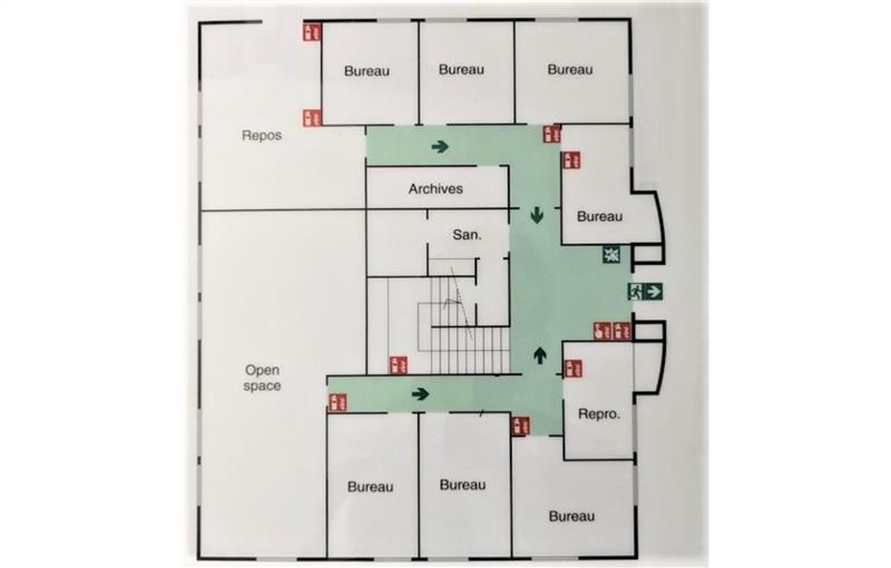 Location de bureau de 508 m² à Blagnac - 31700 plan - 1