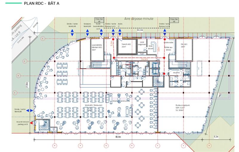 Location de bureau de 11 394 m² à Blagnac - 31700 plan - 1