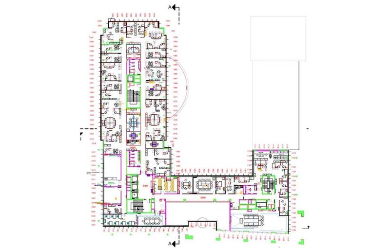 Location de bureau de 1 574 m² à Bois-Colombes - 92270 plan - 1