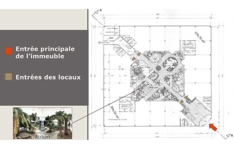 Location de bureau de 1 135 m² à Bordeaux - 33000 plan - 1