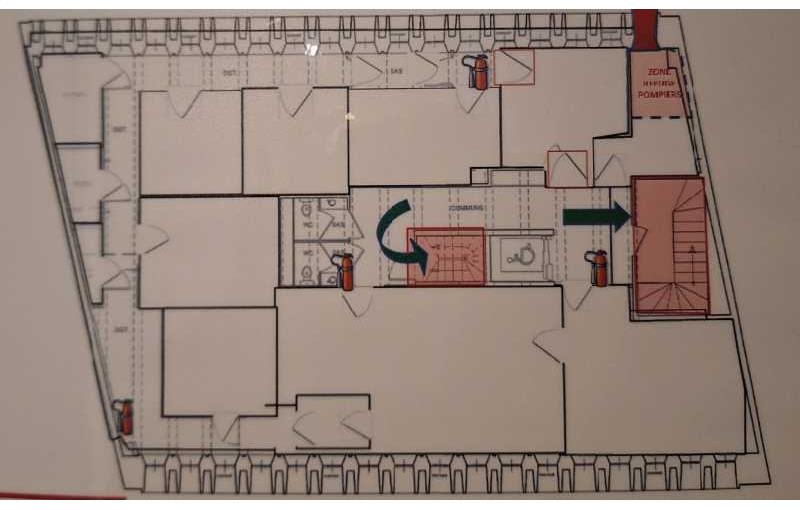 Location de bureau de 444 m² à Bordeaux - 33000 plan - 1