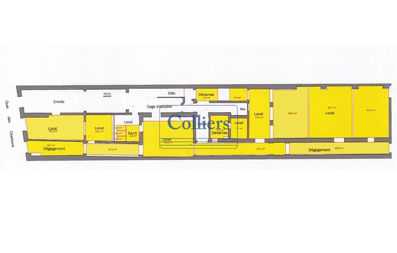 Location de bureau de 342 m² à Bordeaux - 33000 plan - 1