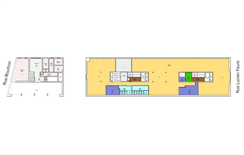 Location de bureau de 4 199 m² à Bordeaux - 33000 plan - 1