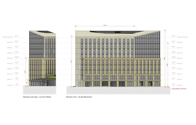 Location de bureau de 3 659 m² à Bordeaux - 33000 plan - 1