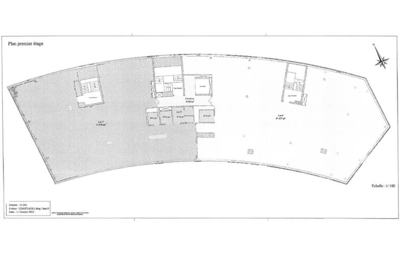 Location de bureau de 1 802 m² à Bordeaux - 33000 plan - 1