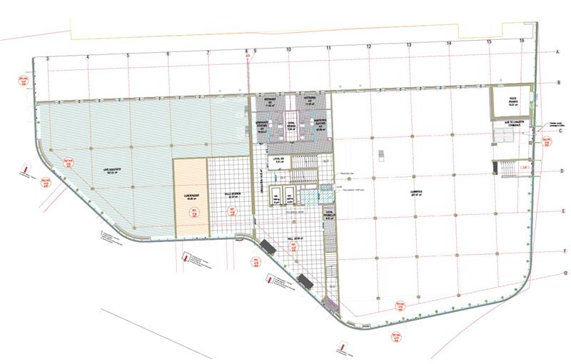 Location de bureau de 1 895 m² à Bordeaux - 33000 plan - 1