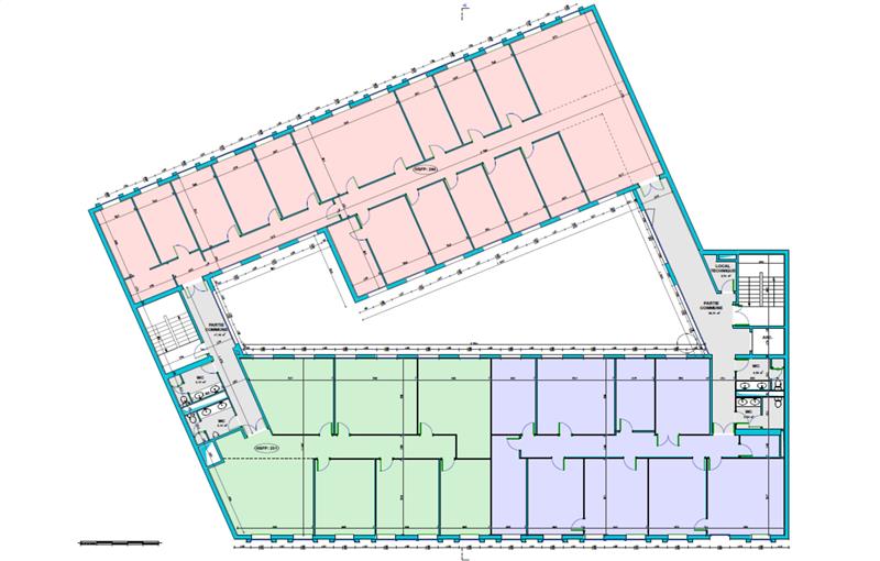 Location de bureau de 400 m² à Bordeaux - 33000 plan - 1