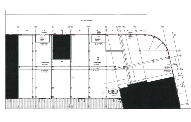 Location de bureau de 855 m² à Bordeaux - 33000 plan - 1