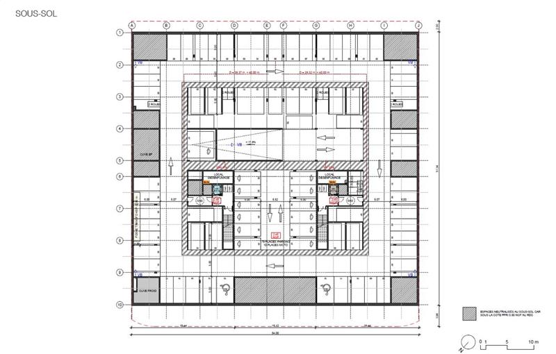 Location de bureau de 8 613 m² à Bordeaux - 33000 plan - 1