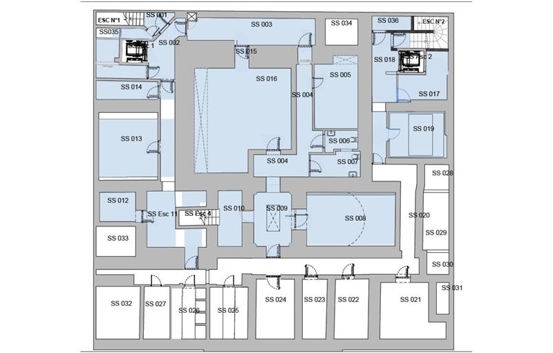 Location de bureau de 2 305 m² à Bordeaux - 33000 plan - 1