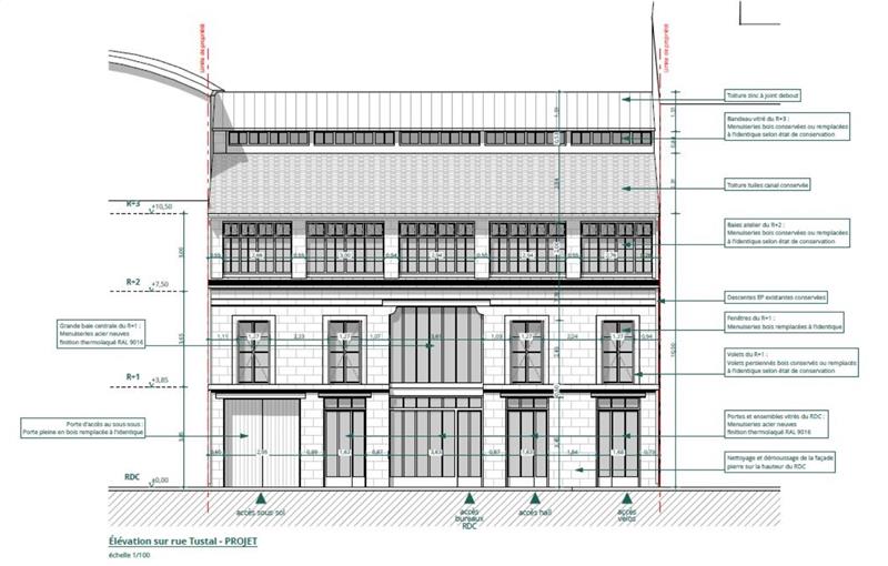 Location de bureau de 766 m² à Bordeaux - 33000 plan - 1