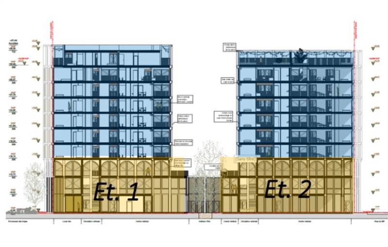 Location de bureau de 3 905 m² à Bordeaux - 33000 plan - 1