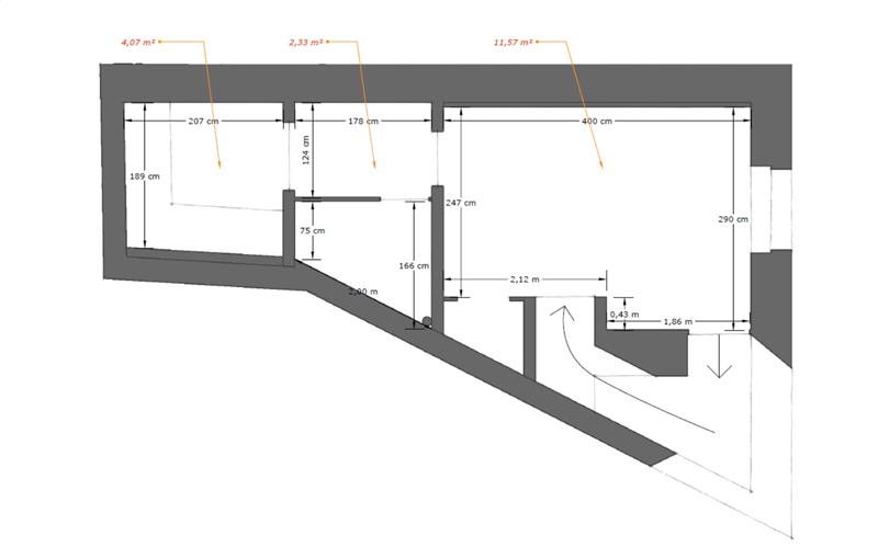 Location de bureau de 75 m² à Bordeaux - 33000 plan - 1