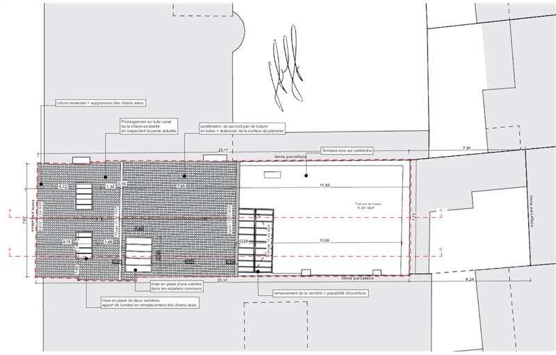 Location de bureau de 220 m² à Bordeaux - 33000 plan - 1