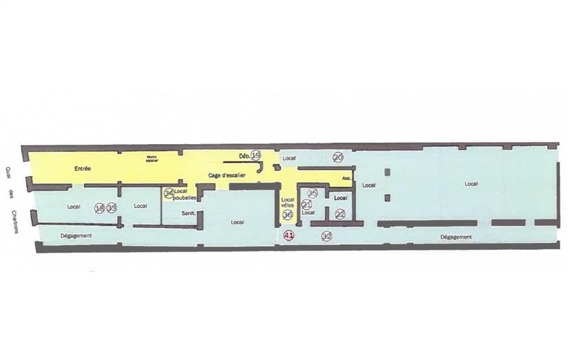 Location de bureau de 342 m² à Bordeaux - 33000 plan - 1