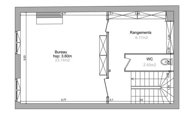 Location de bureau de 110 m² à Bordeaux - 33000 plan - 1