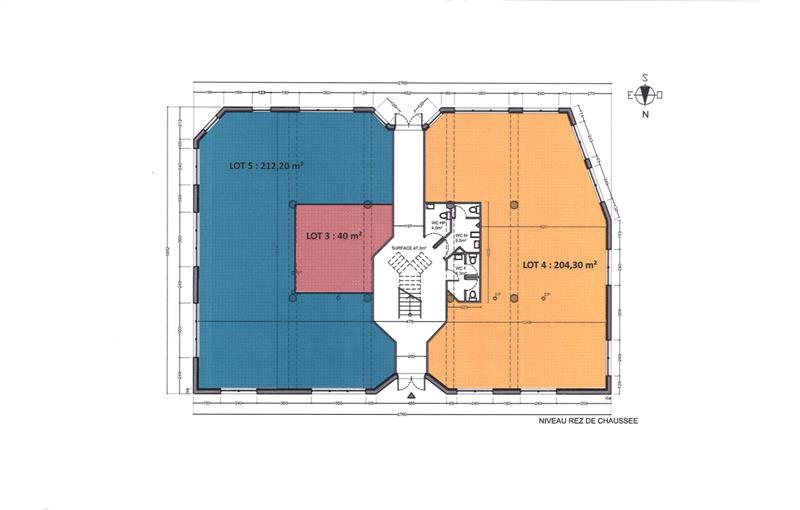 Location de bureau de 205 m² à Bouguenais - 44340 plan - 1