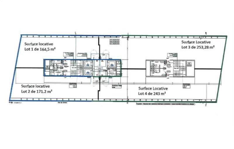 Location de bureau de 2 678 m² à Boulogne-Billancourt - 92100 plan - 1