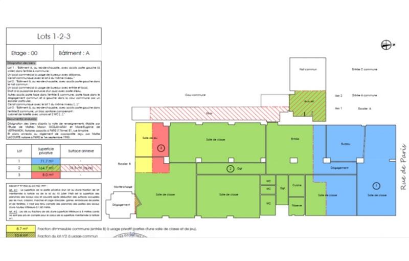 Location de bureau de 2 214 m² à Boulogne-Billancourt - 92100 plan - 1