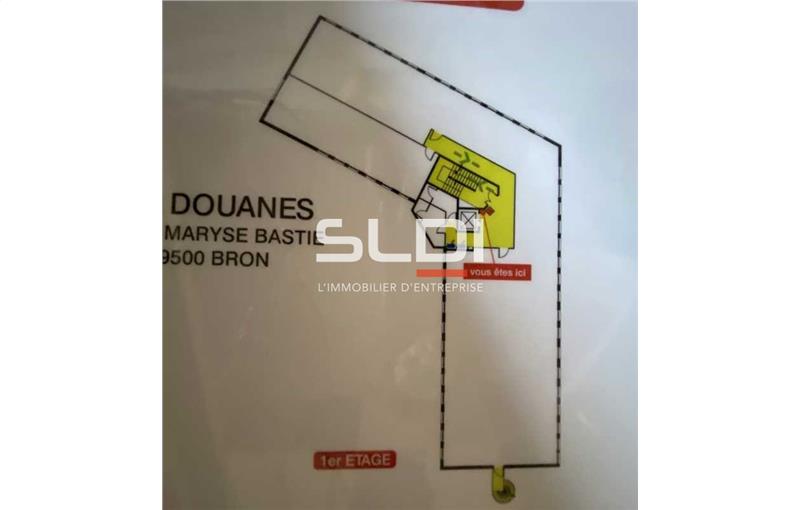 Location de bureau de 350 m² à Bron - 69500 plan - 1