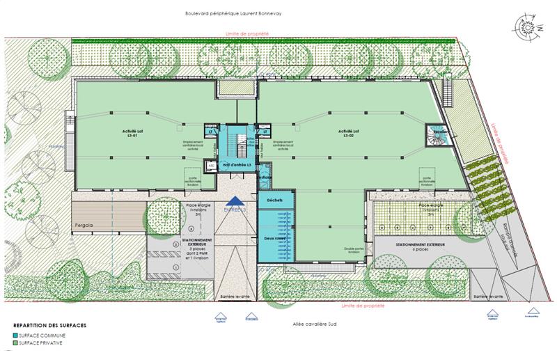 Location de bureau de 2 794 m² à Bron - 69500 plan - 1