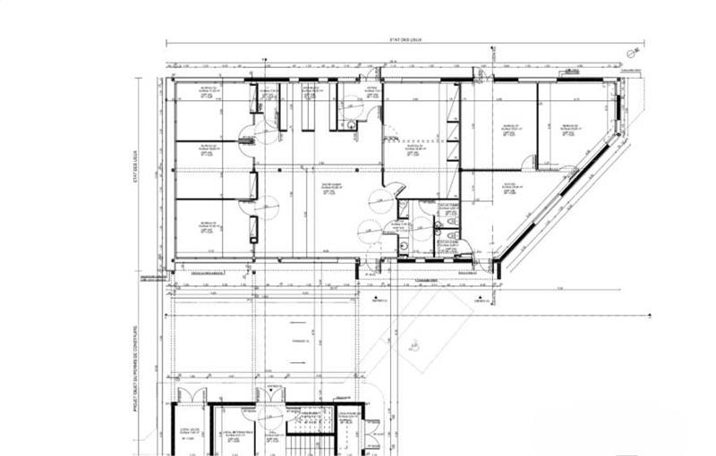 Location de bureau de 254 m² à Bruges - 33520 plan - 1