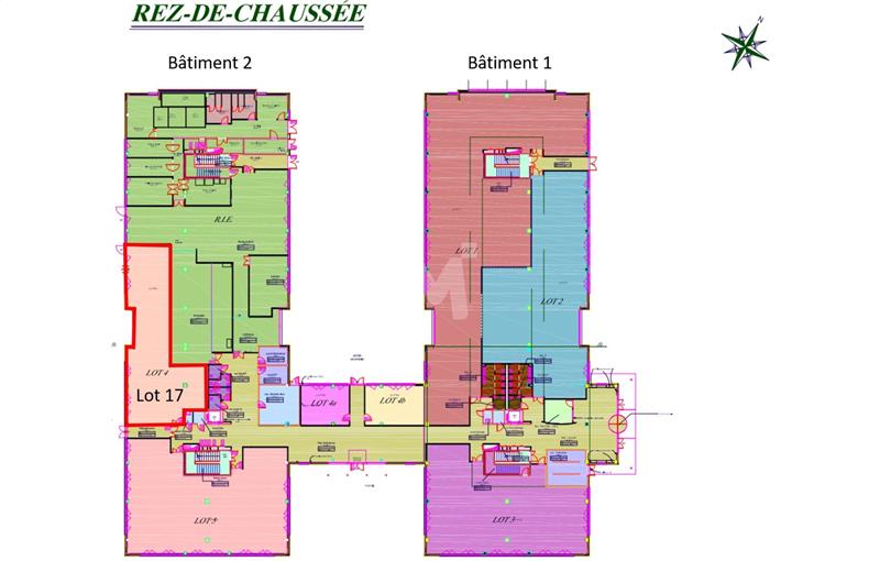 Location de bureau de 2 538 m² à Bruyères-le-Châtel - 91680 plan - 1