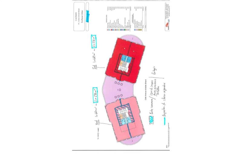 Location de bureau de 3 425 m² à Cachan - 94230 plan - 1