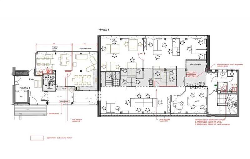 Location de bureau de 322 m² à Caluire-et-Cuire - 69300 plan - 1