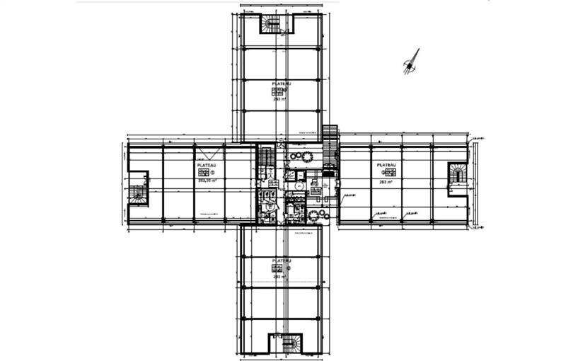 Location de bureau de 593 m² à Canéjan - 33610 plan - 1