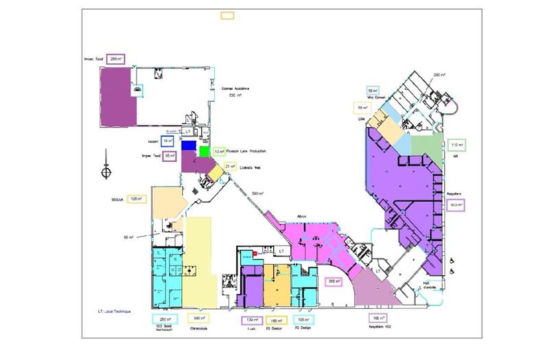 Location de bureau de 938 m² à Cannes - 06150 plan - 1