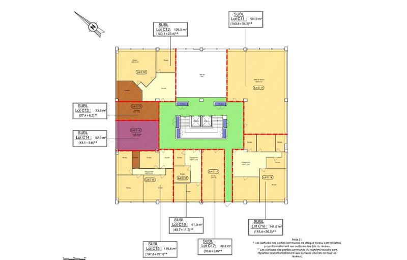 Location de bureau de 1 008 m² à Carros - 06510 plan - 1