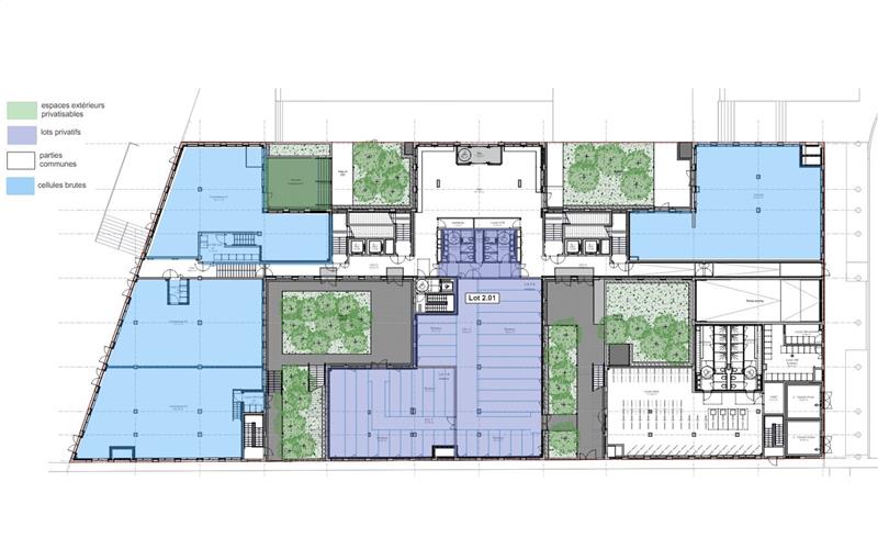 Location de bureau de 10 087 m² à Cesson-Sévigné - 35510 plan - 1