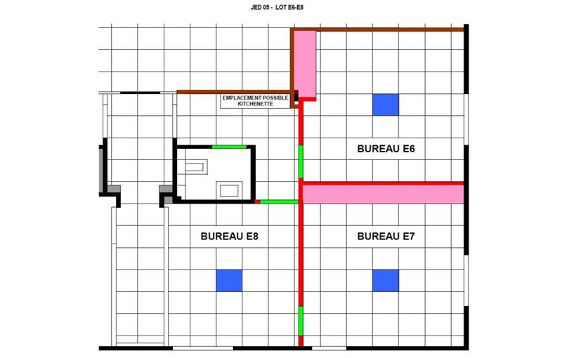 Location de bureau de 139 m² à Champagne-au-Mont-d'Or - 69410 plan - 1