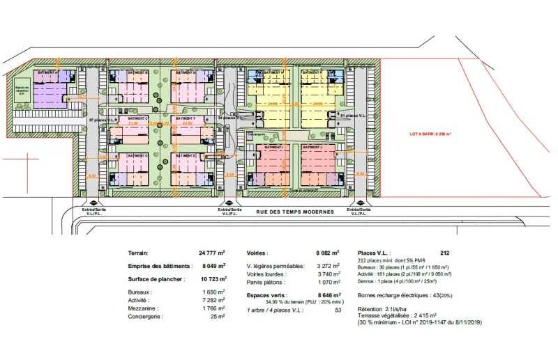 Location de bureau de 5 775 m² à Chanteloup-en-Brie - 77600 plan - 1