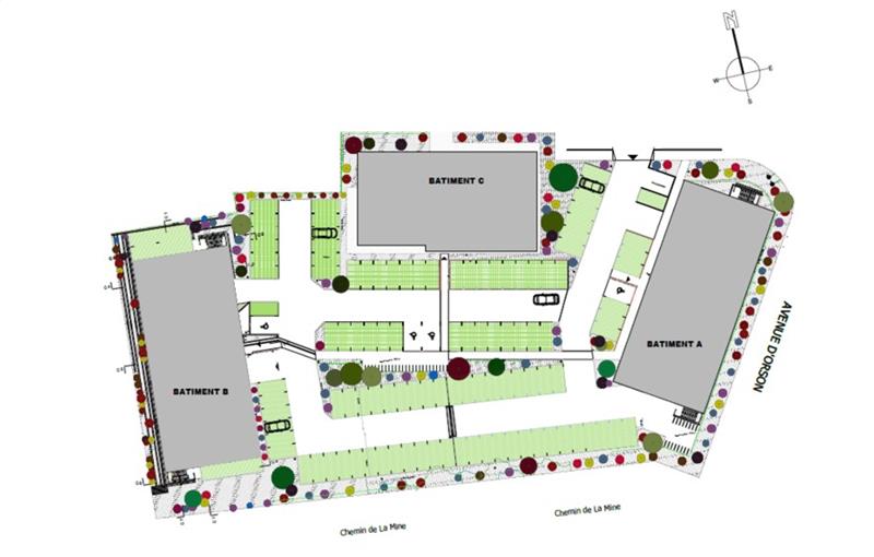 Location de bureau de 1 537 m² à Chartres-de-Bretagne - 35131 plan - 1