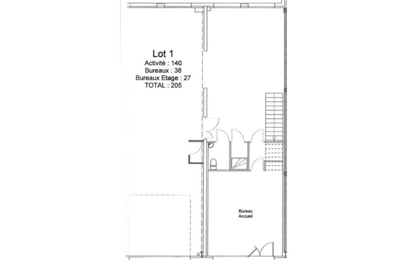 Location de bureau de 467 m² à Chassieu - 69680 plan - 1