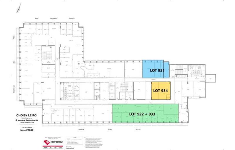 Location de bureau de 346 m² à Choisy-le-Roi - 94600 plan - 1