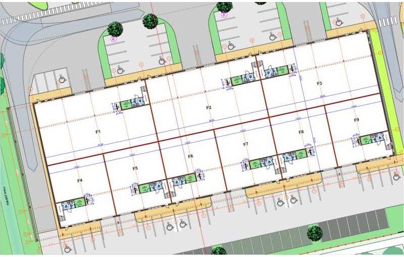 Location de bureau de 3 793 m² à Collégien - 77090 plan - 1