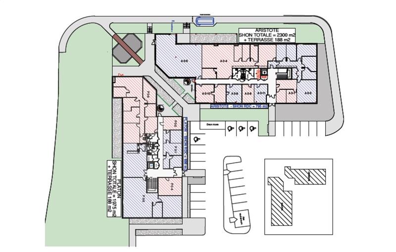 Location de bureau de 417 m² à Colomiers - 31770 plan - 1